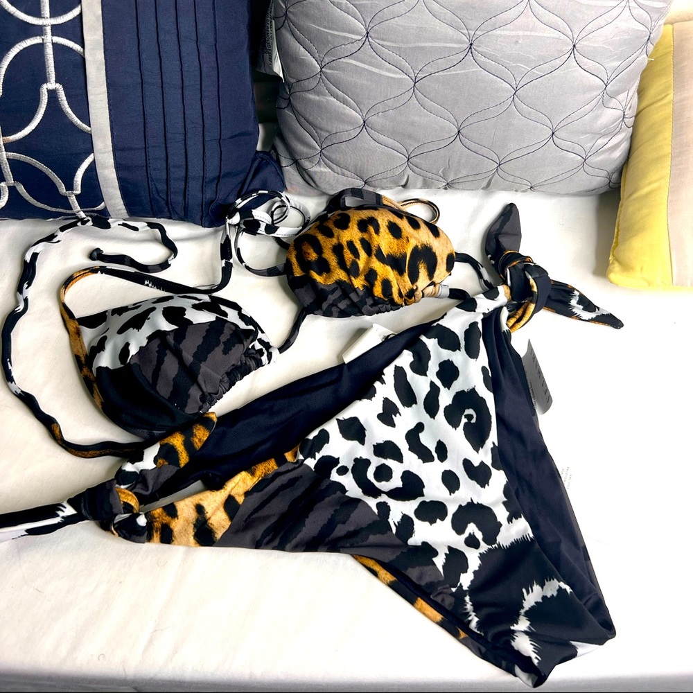 Moschino Swim Leopard Animal Print